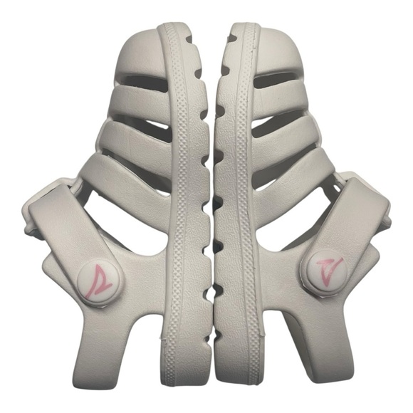 Sperry Toddler White Caged Sandals Size: 4 - Picture 3 of 8